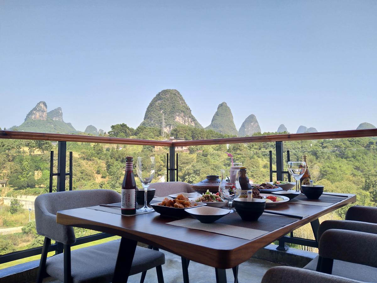Hotel The Bamboo Leaf Yangshuo Exterior foto