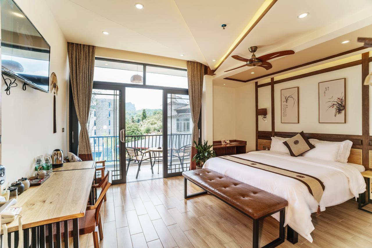 Hotel The Bamboo Leaf Yangshuo Habitación foto