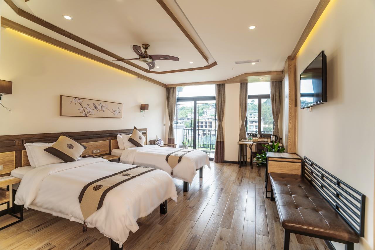 Hotel The Bamboo Leaf Yangshuo Exterior foto