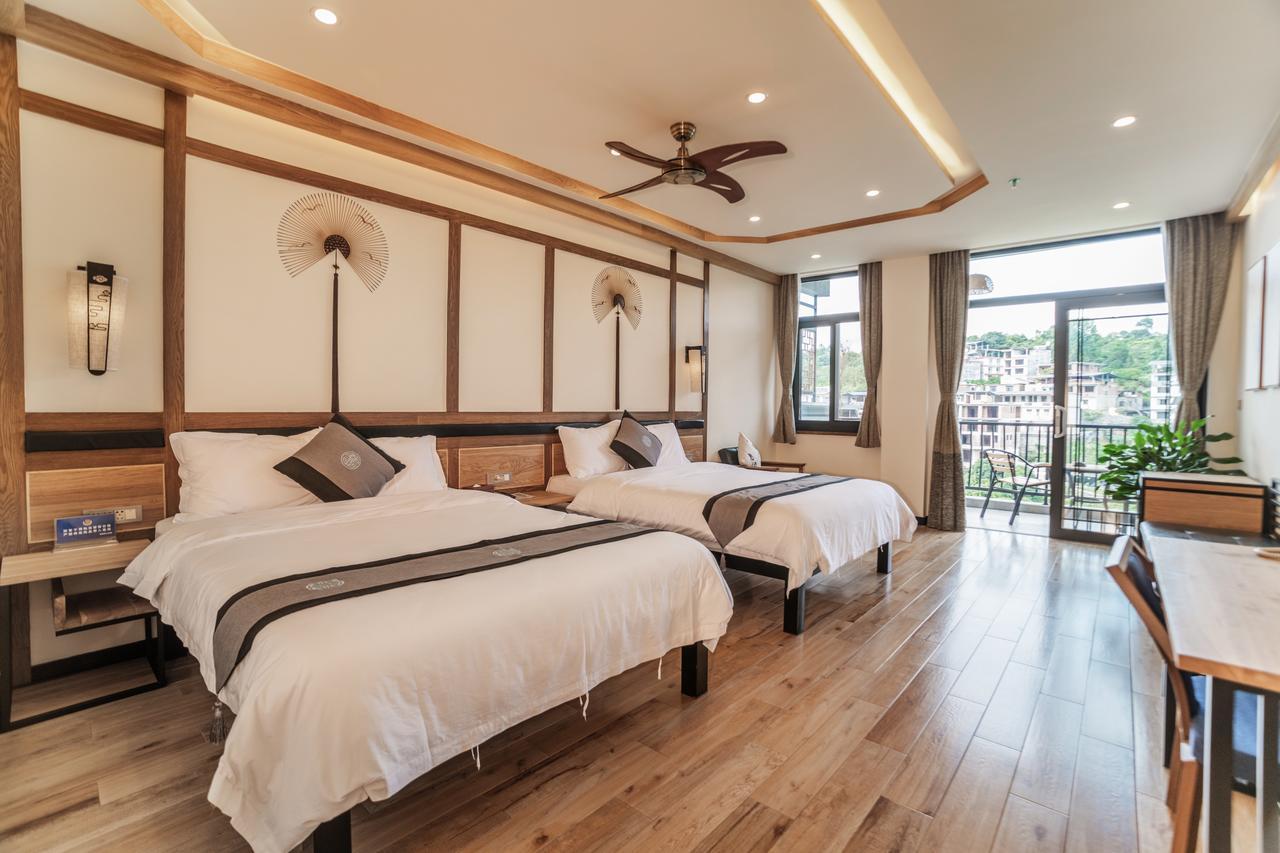 Hotel The Bamboo Leaf Yangshuo Exterior foto